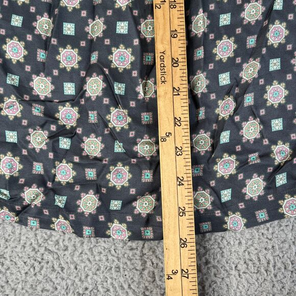 Allsaints Washed Black Shirt Mens Small Long Sleeve Loop Collar Viscose Pocket - Picture 10 of 15